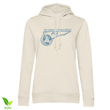 Pan American World Airlines Washed Logo Girly Hoodie