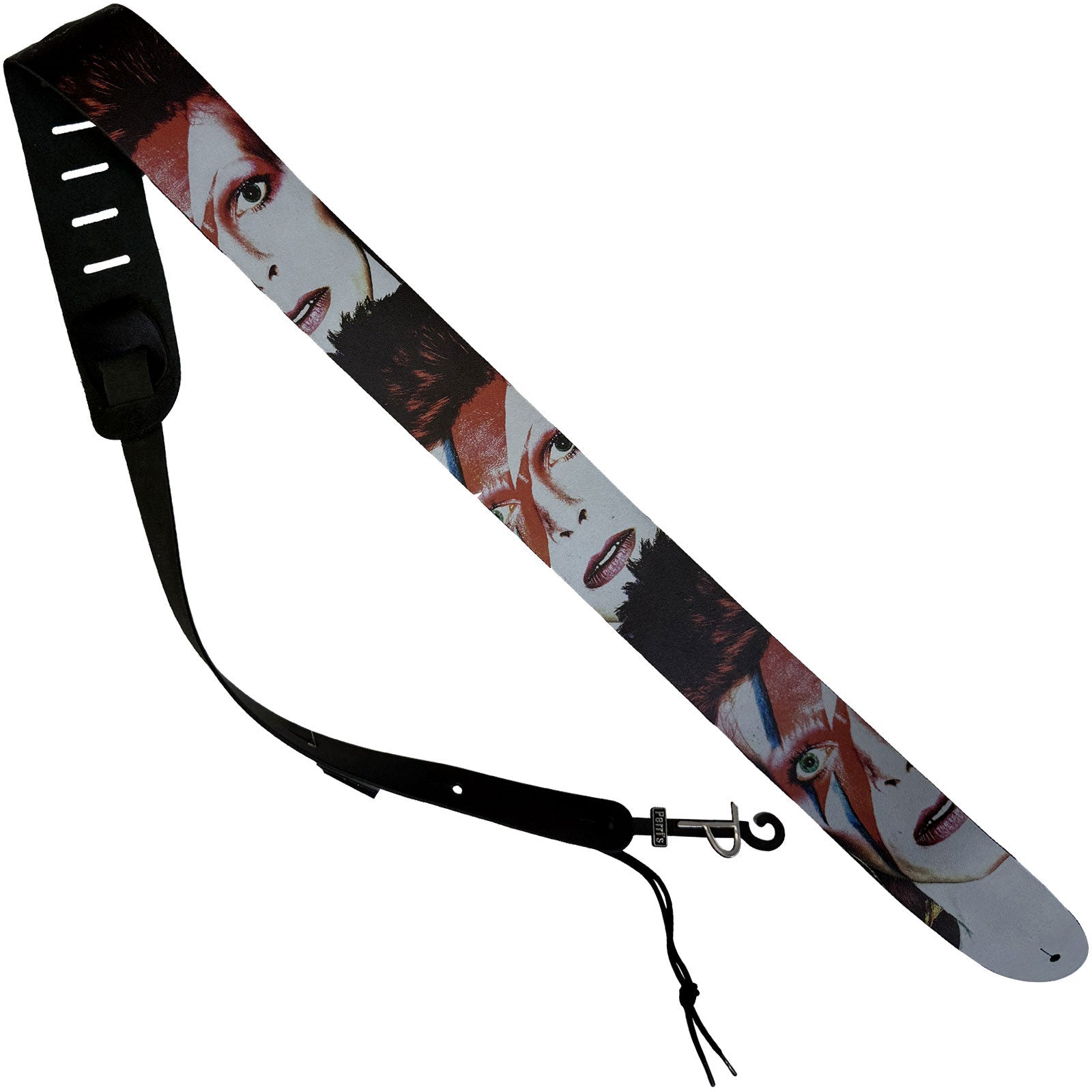 David Bowie: Aladdin Sane Guitar Strap (Leather)