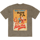 Disney: Pluto Food For Feudin' Stone Wash T-Shirt (Wash)