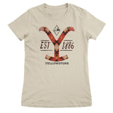 Yellowstone Native Pattern Logo Girly Tee
