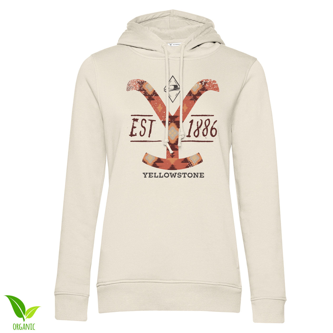 Yellowstone Native Pattern Logo Girly Hoodie