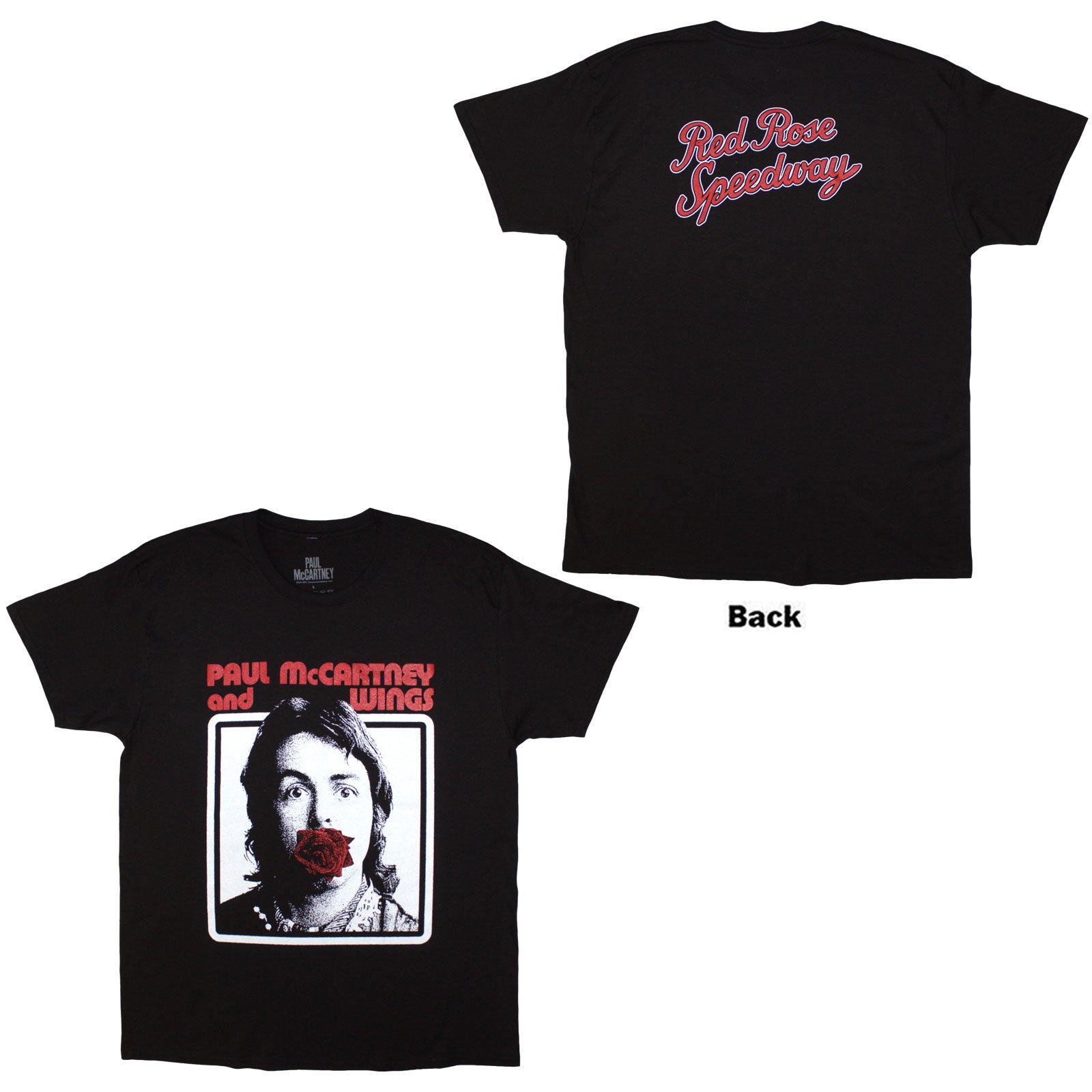 Paul McCartney: Red Rose Speedway T-Shirt (Back Print)