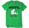 Nope. Not Today T-Shirt T-Shirt fra Peanuts