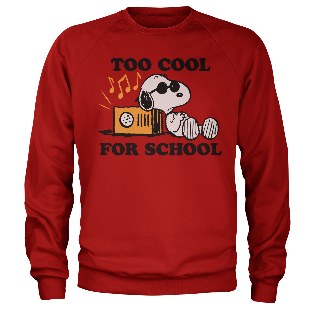 Snoopy - Too Cool For School Sweatshirt Sweatshirt fra Peanuts