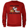 Snoopy - Too Cool For School Sweatshirt Sweatshirt fra Peanuts
