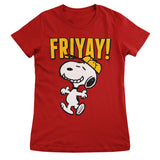 Snoopy - Friyay! Girly Tee Girly Tee fra Peanuts