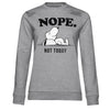 Nope. Not Today Girly Sweatshirt Girly Sweatshirt fra Peanuts