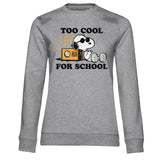 Snoopy - Too Cool For School Girly Sweatshirt Girly Sweatshirt fra Peanuts
