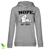 Nope. Not Today Girly Hoodie Girly Hoodie fra Peanuts