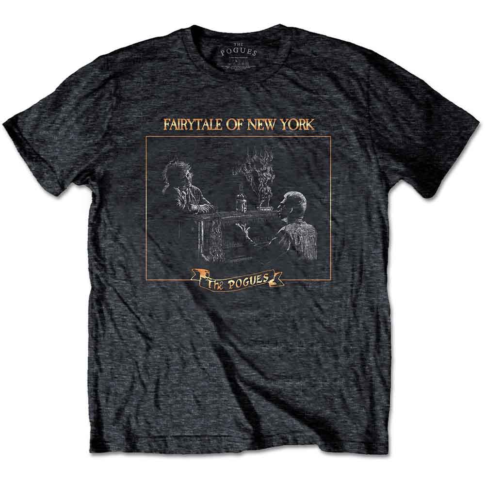 The Pogues: Fairytale Piano T-shirt – officielt merchandise