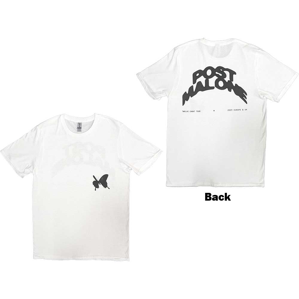 Post Malone: Curved Logo 2023 Tour T-Shirt