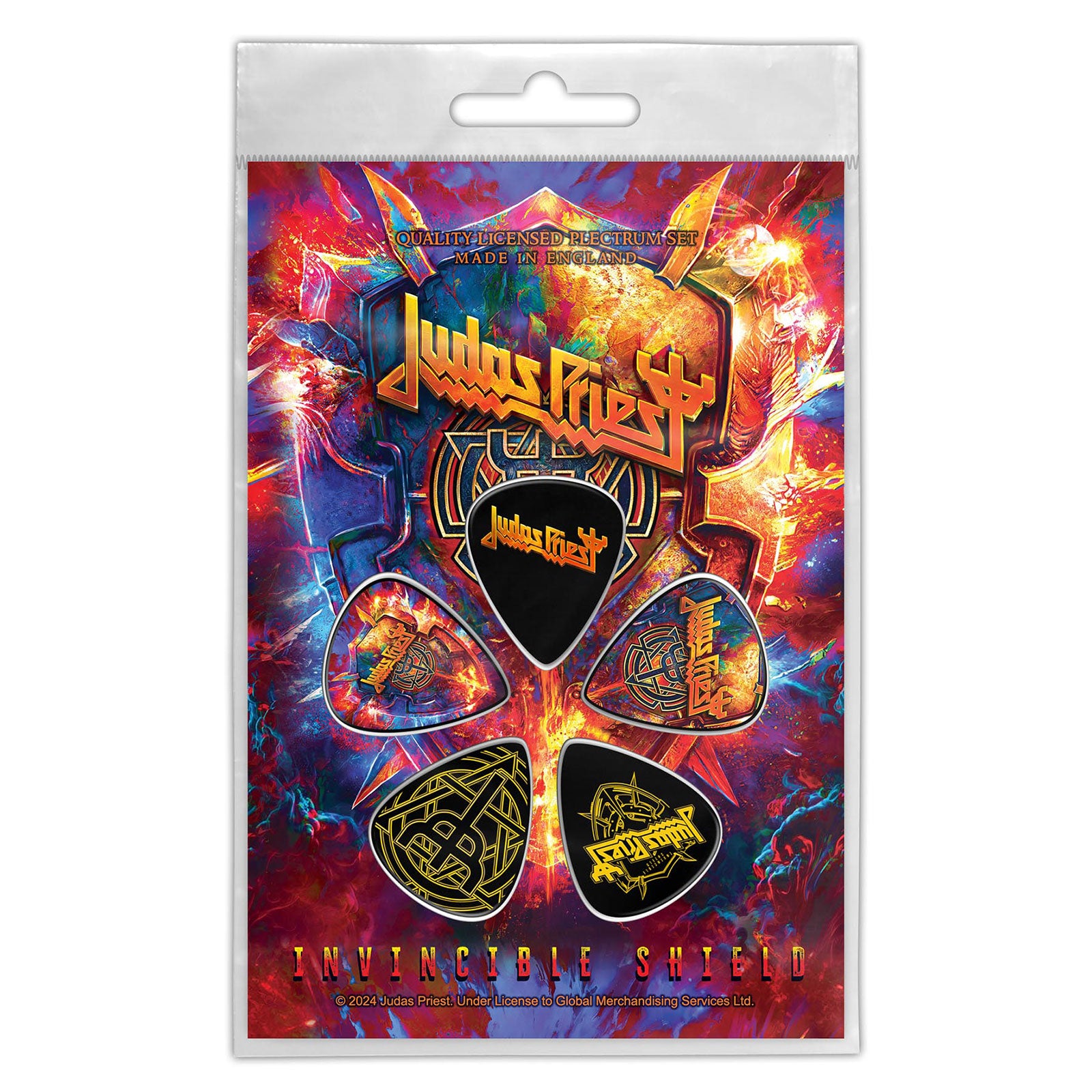 Judas Priest: Invincible Shield Plectrum Pack