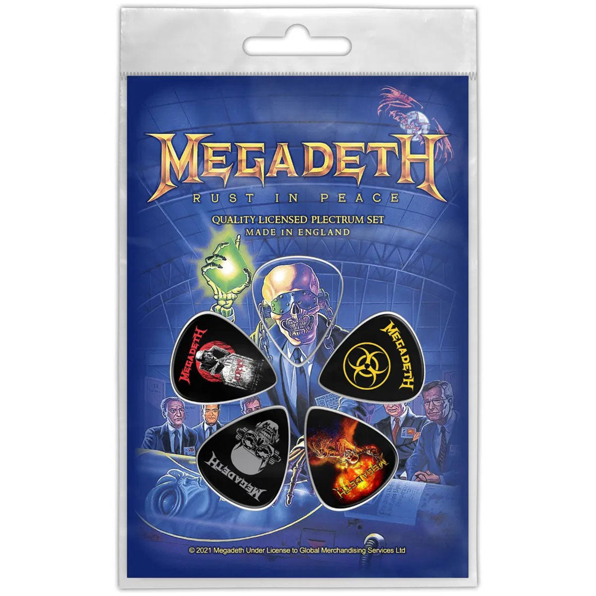 Megadeth: Rust In Peace Plectrum – officielt merchandise