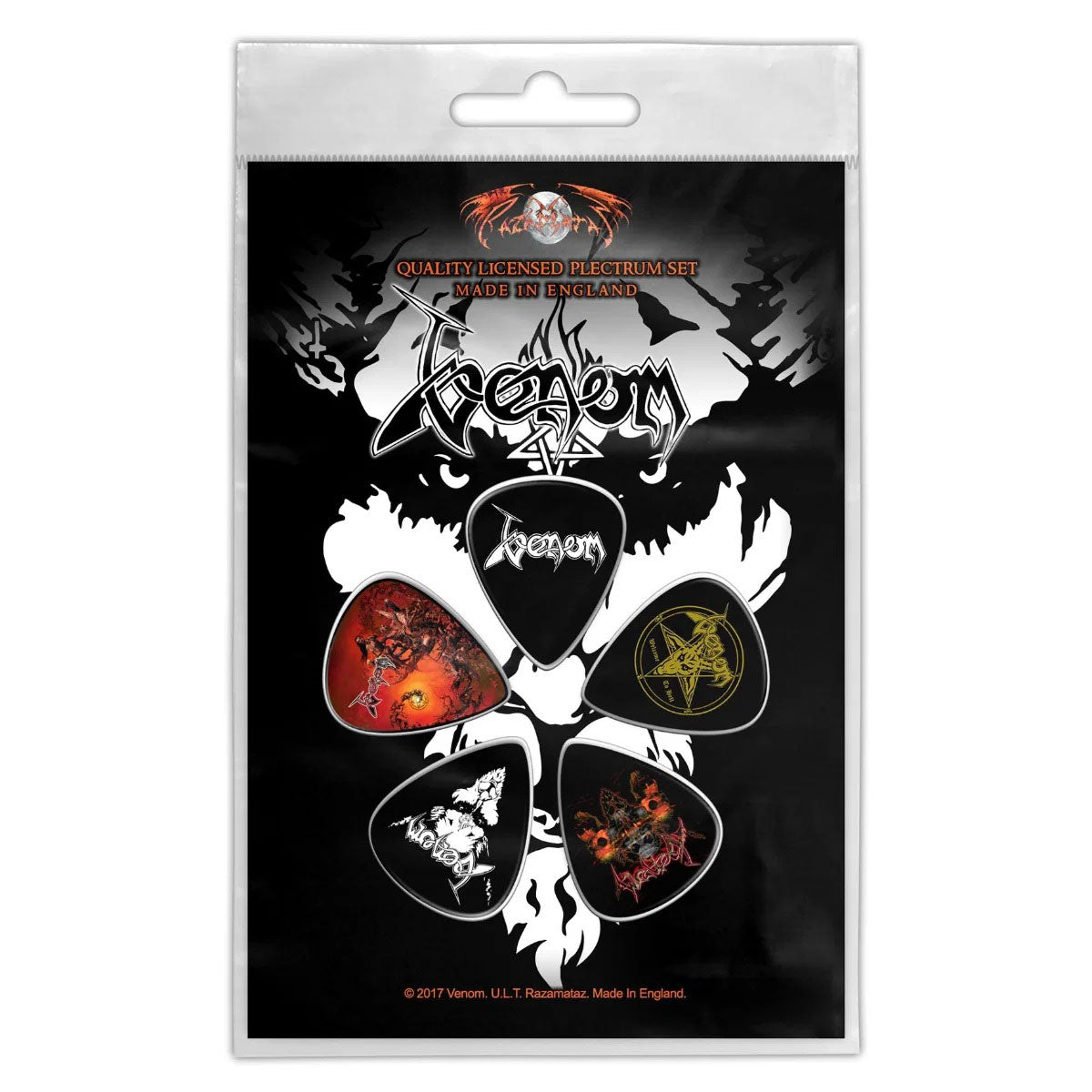 Venom: Black Metal Plectrum – officielt merchandise