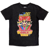 Power Puff Girls: Are You Puff Enough? Stone Wash T-Shirt (Wash)
