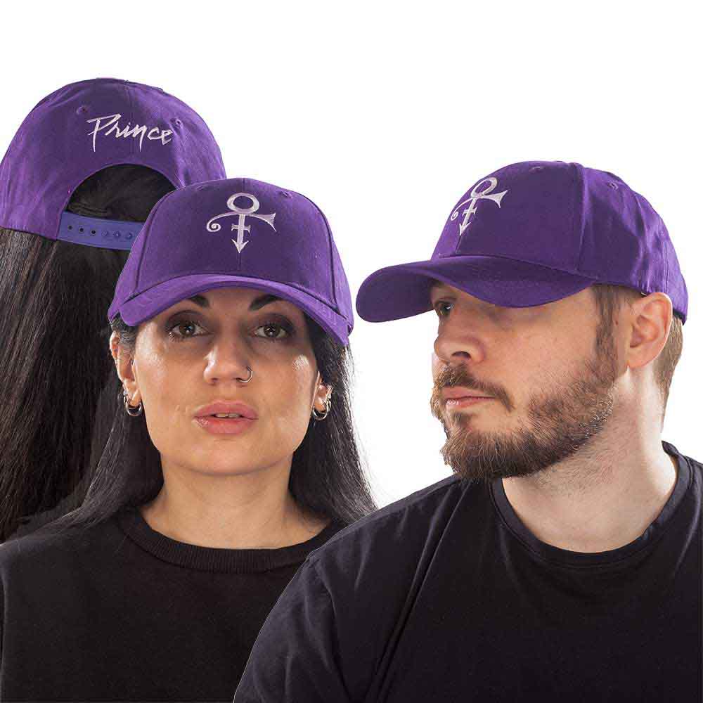 Prince: White Symbol (Purple) Cap – officielt merchandise