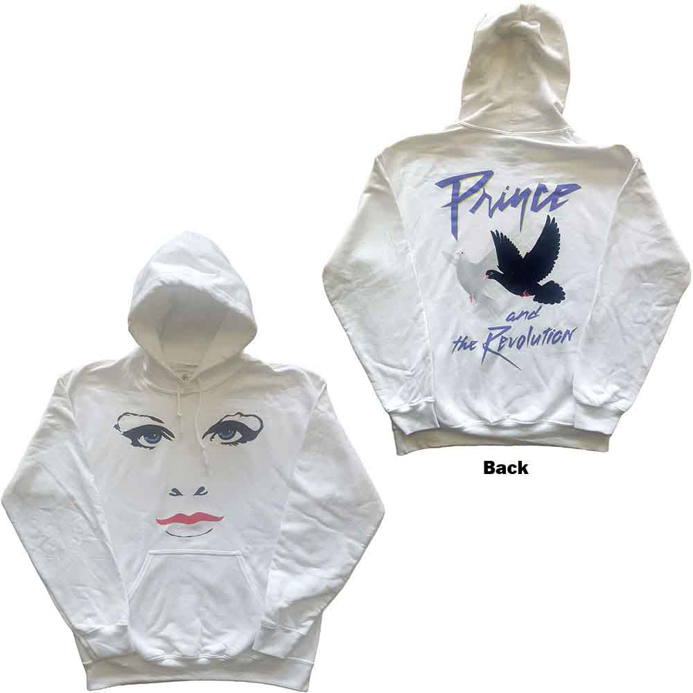 Prince: Faces & Doves Hoodie – officielt merchandise