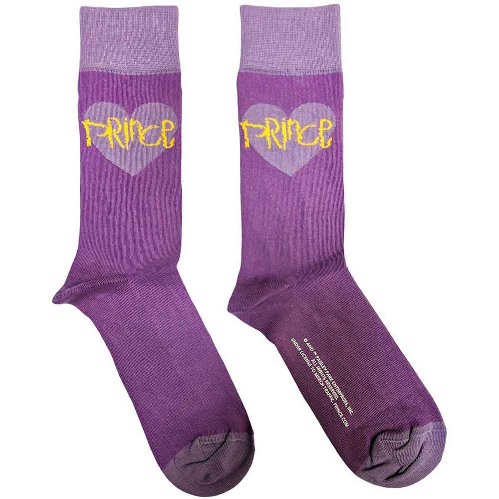 Prince: Purple Heart (Purple) (UK Size 7 - 11) Strømper – officielt merchandise