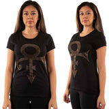 Prince: Gold Symbol (Embellished) T-shirt – officielt merchandise