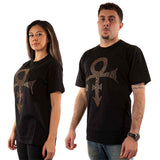 Prince: Gold Symbol (Embellished) T-shirt – officielt merchandise