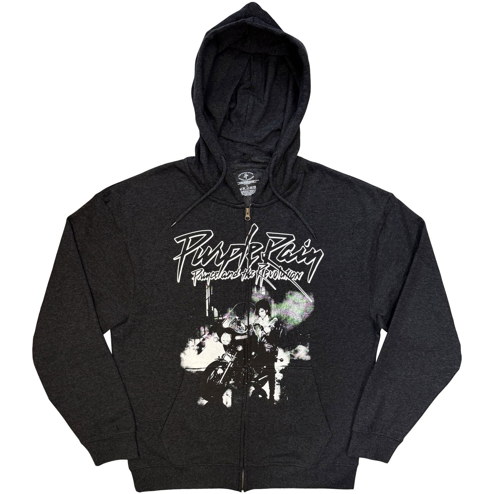 Prince: Purple Rain Mono Hoodie – officielt merchandise