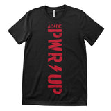 AC/DC - PWR-Up Vertical Logo T-Shirt T-Shirt fra AC/DC