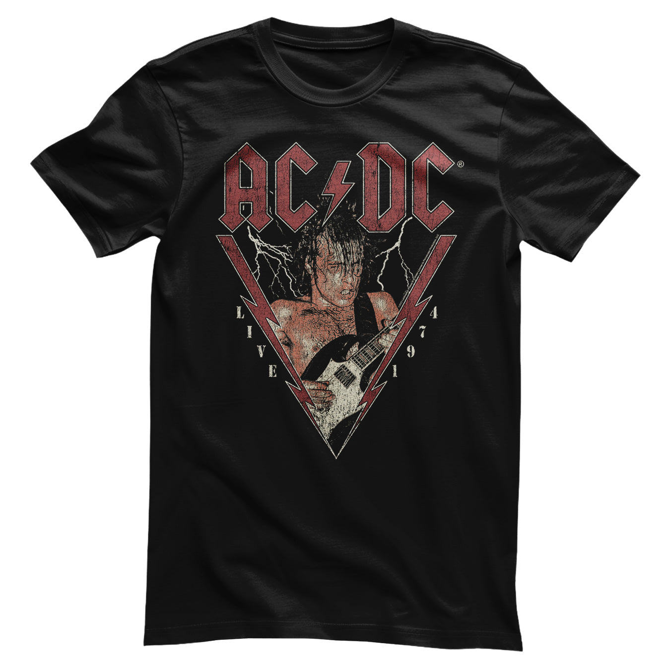 AC/DC - Live 1974 T-Shirt T-Shirt fra AC/DC