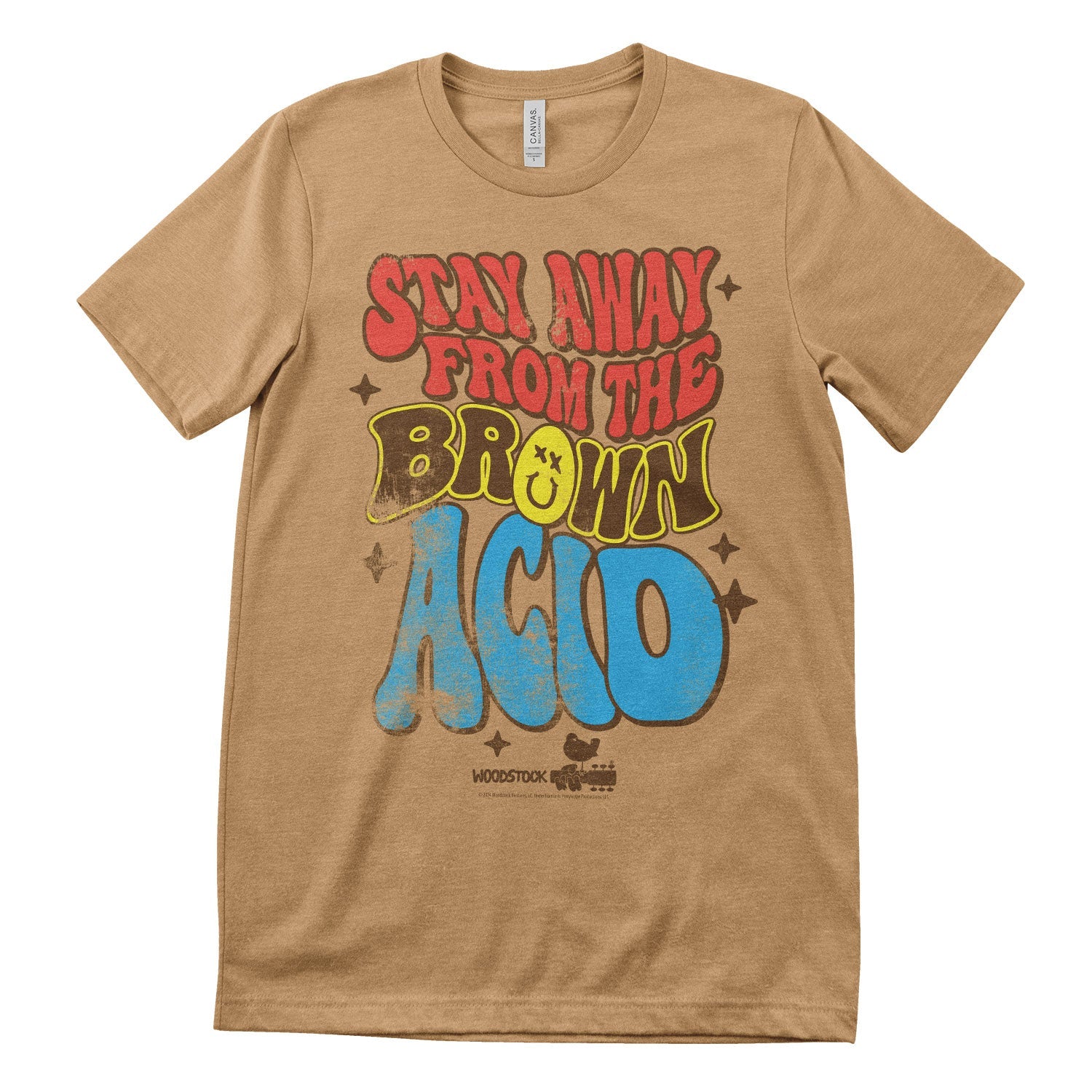 Stay Away From The Brun Acid T-Shirt T-Shirt fra Woodstock