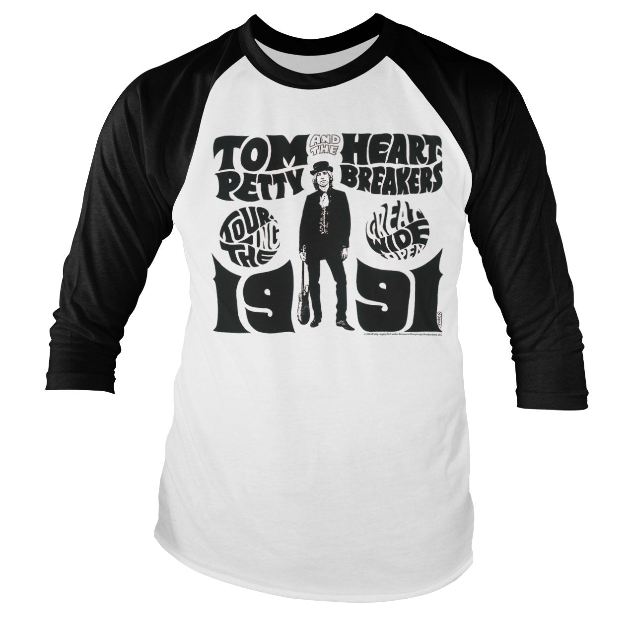 Tom Petty - Great Wide Open Baseball Long Sleeve Tee Baseball Long Sleeve Tee fra Tom Petty