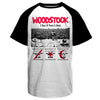 Woodstock - 3 Day Ticket Baseball T-Shirt Baseball T-Shirt fra Woodstock