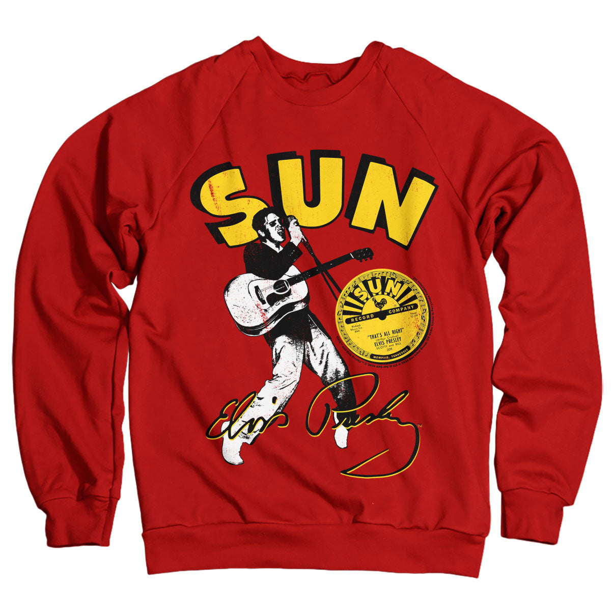 Elvis Presley - Sun Records Sweatshirt Sweatshirt fra Elvis Presley