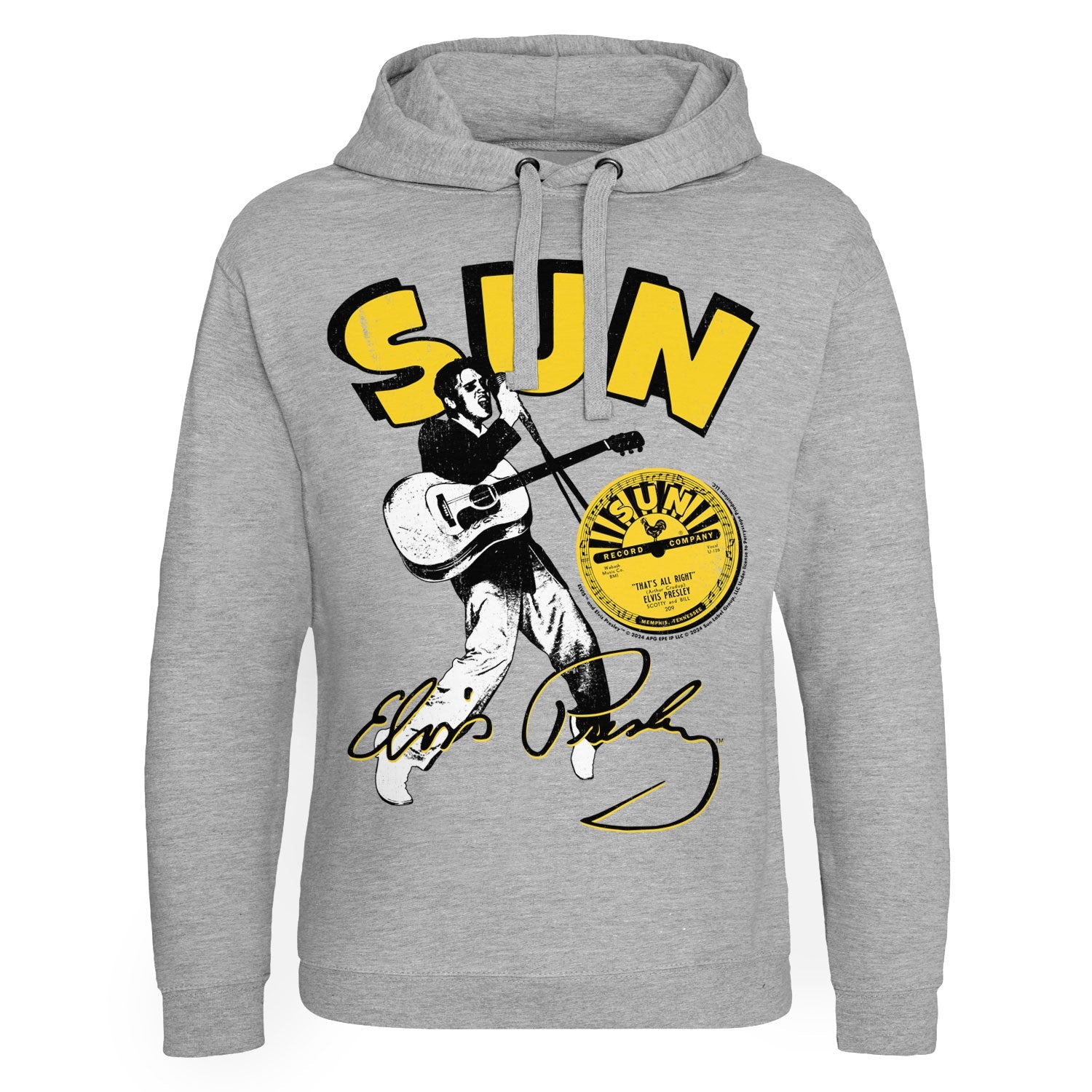 Elvis Presley - Sun Records Epic Hoodie Epic Hoodie fra Elvis Presley