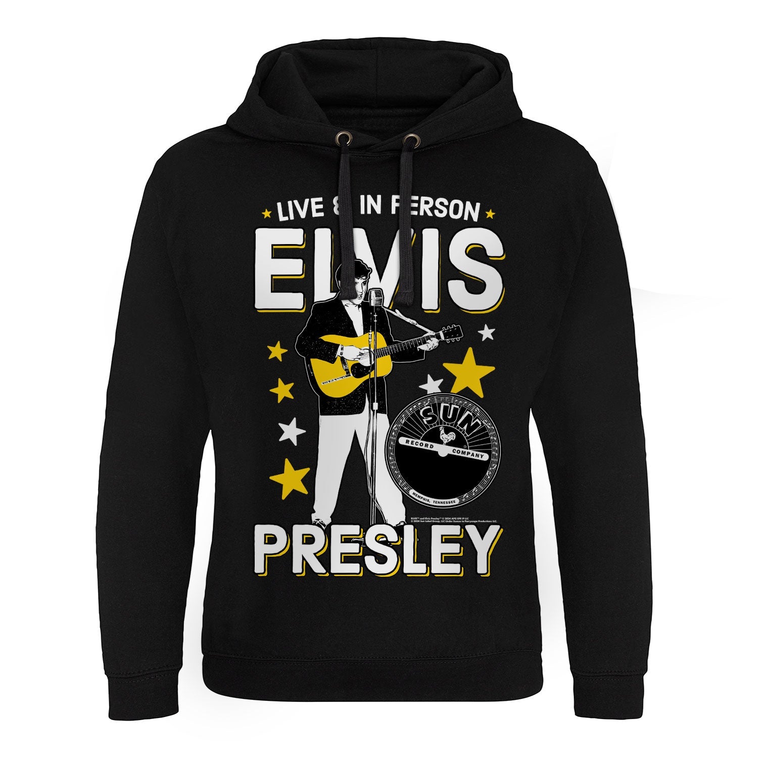 Elvis Presley - Live & In Person Epic Hoodie Epic Hoodie fra Elvis Presley