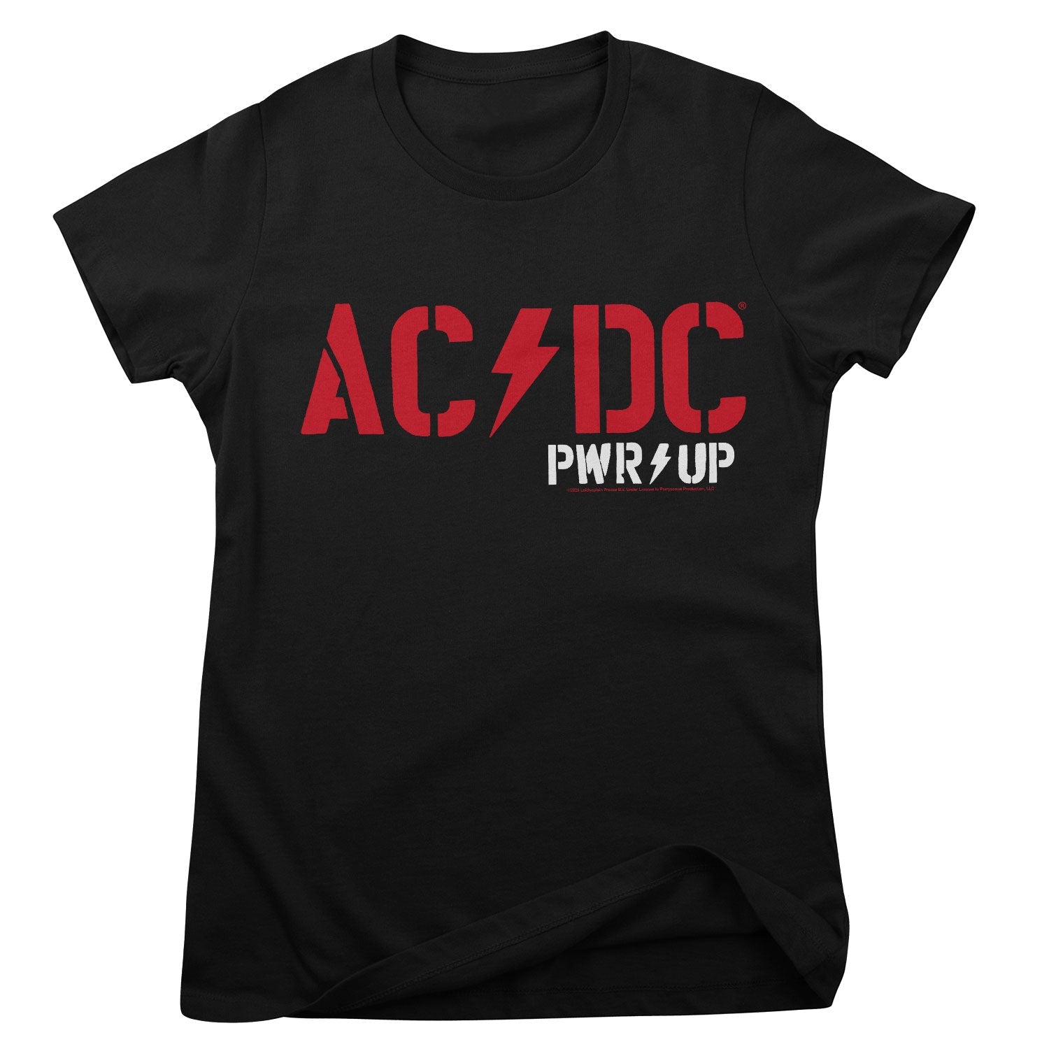 AC/DC - PWR-UP Girly Tee Girly Tee fra AC/DC