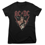 AC/DC - Live 1974 Girly Tee Girly Tee fra AC/DC