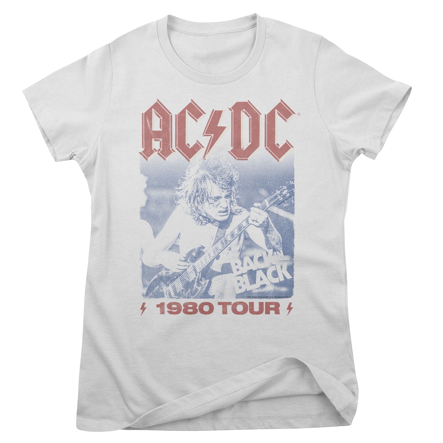 AC/DC - 1980 TOUR Girly Tee Girly Tee fra AC/DC