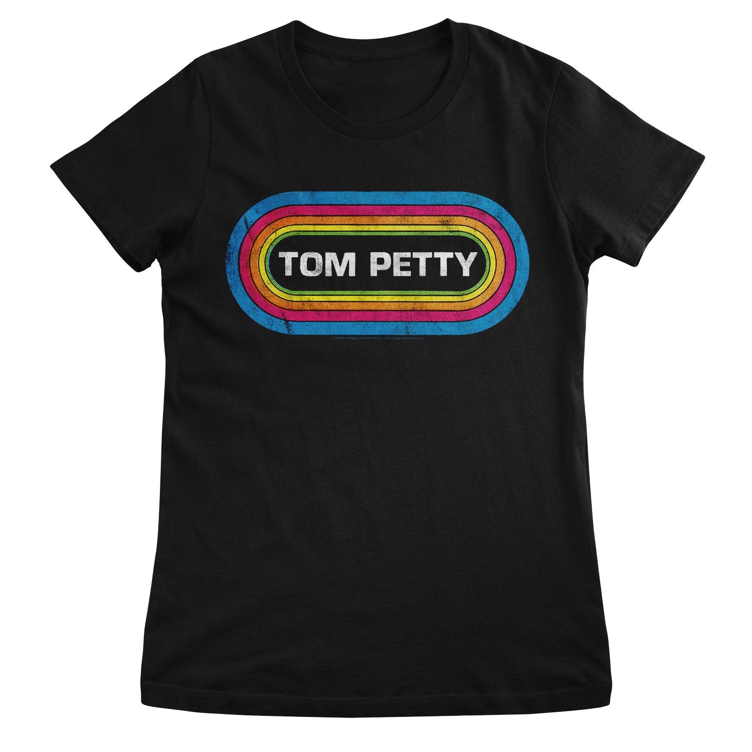 Tom Petty Retro Logo Girly Tee Girly Tee fra Tom Petty