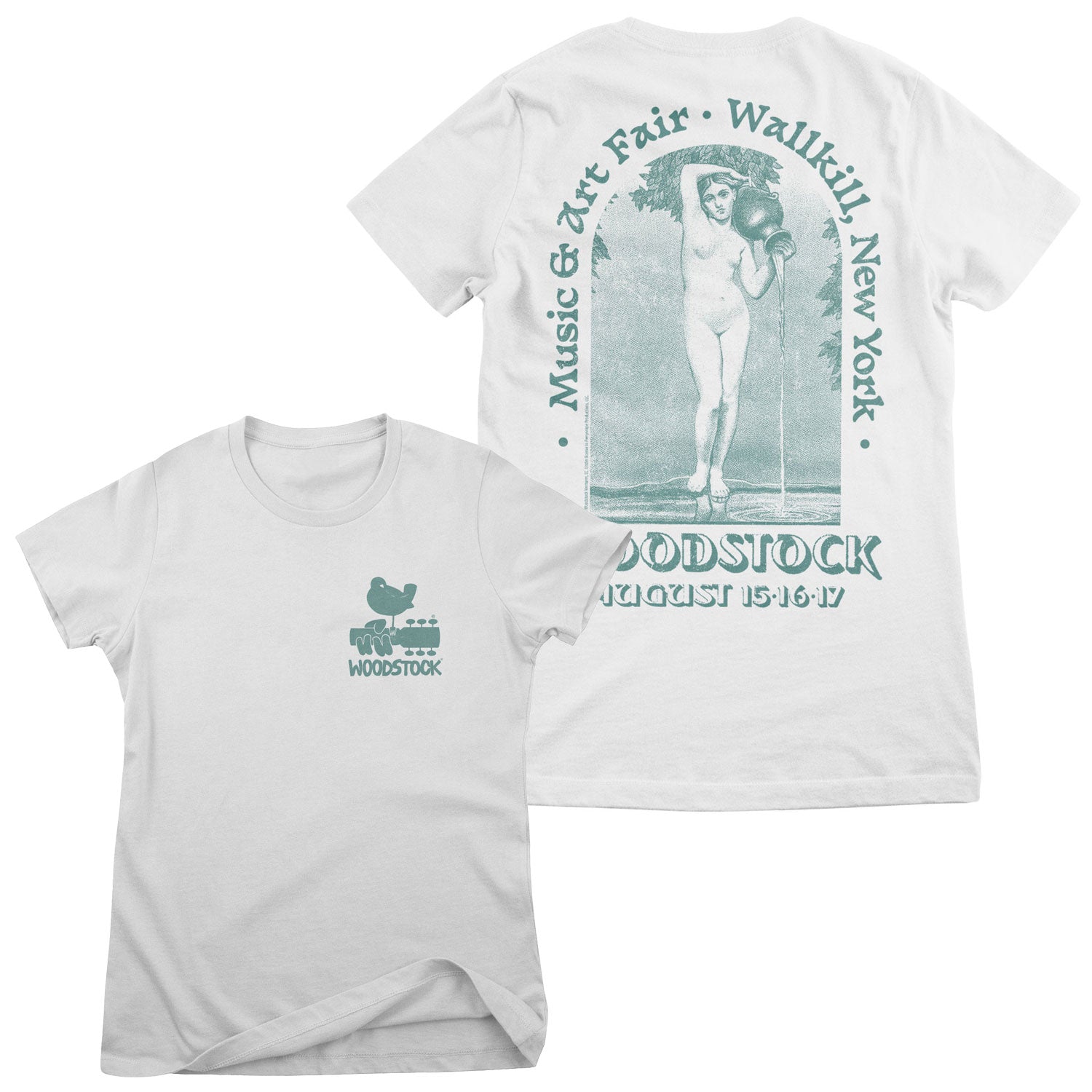 Woodstock Musik & Art Fair Girly Tee Girly Tee fra Woodstock