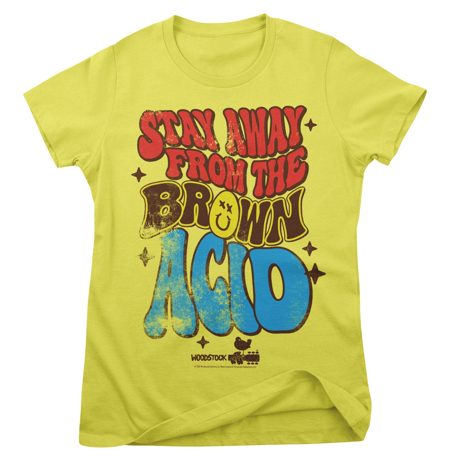 Stay Away From The Brun Acid Girly Tee Girly Tee fra Woodstock