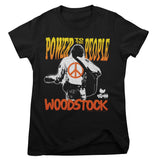 Power To The People Girly Tee Girly Tee fra Woodstock