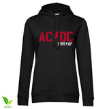 AC/DC - PWR-UP Girly Hoodie Girly Hoodie fra AC/DC