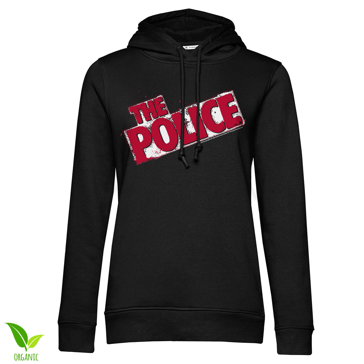 The Police Distressed Logo Girly Hoodie Girly Hoodie fra The Police