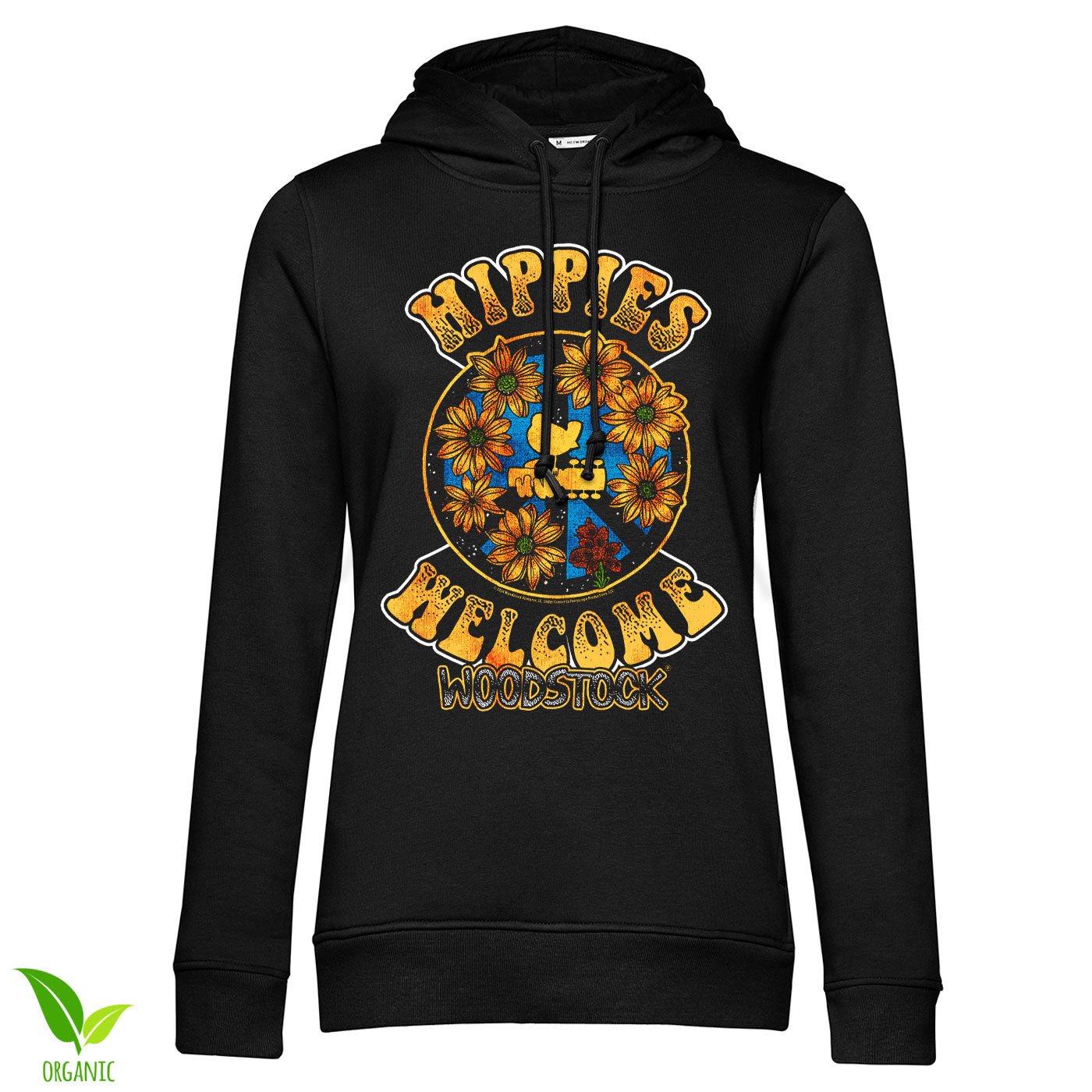 Hippies Welcome Girly Hoodie Girly Hoodie fra Woodstock