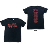 Primal Scream: Maximum RnR T-shirt – officielt merchandise