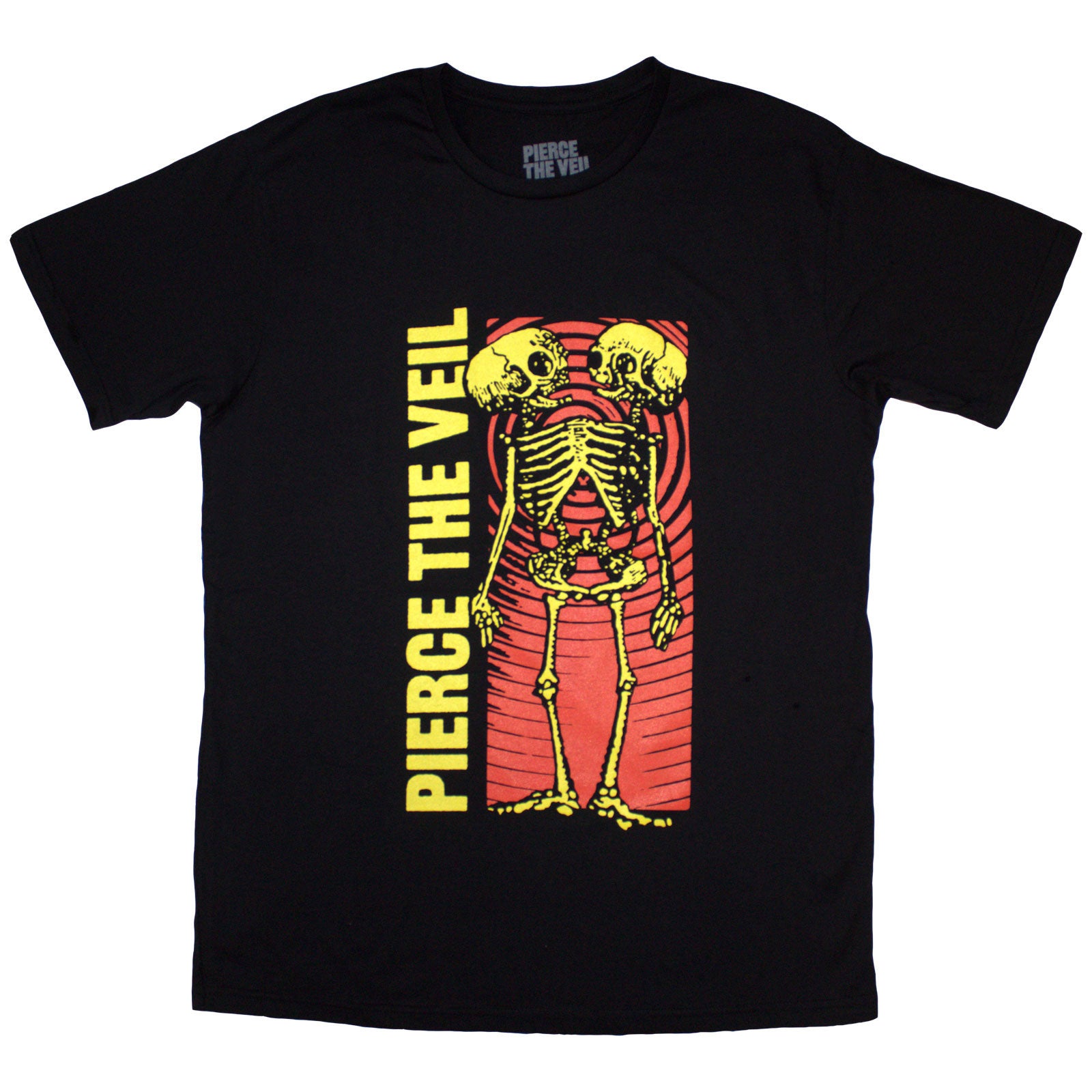 Pierce The Veil: Wavy Skeleton T-Shirt