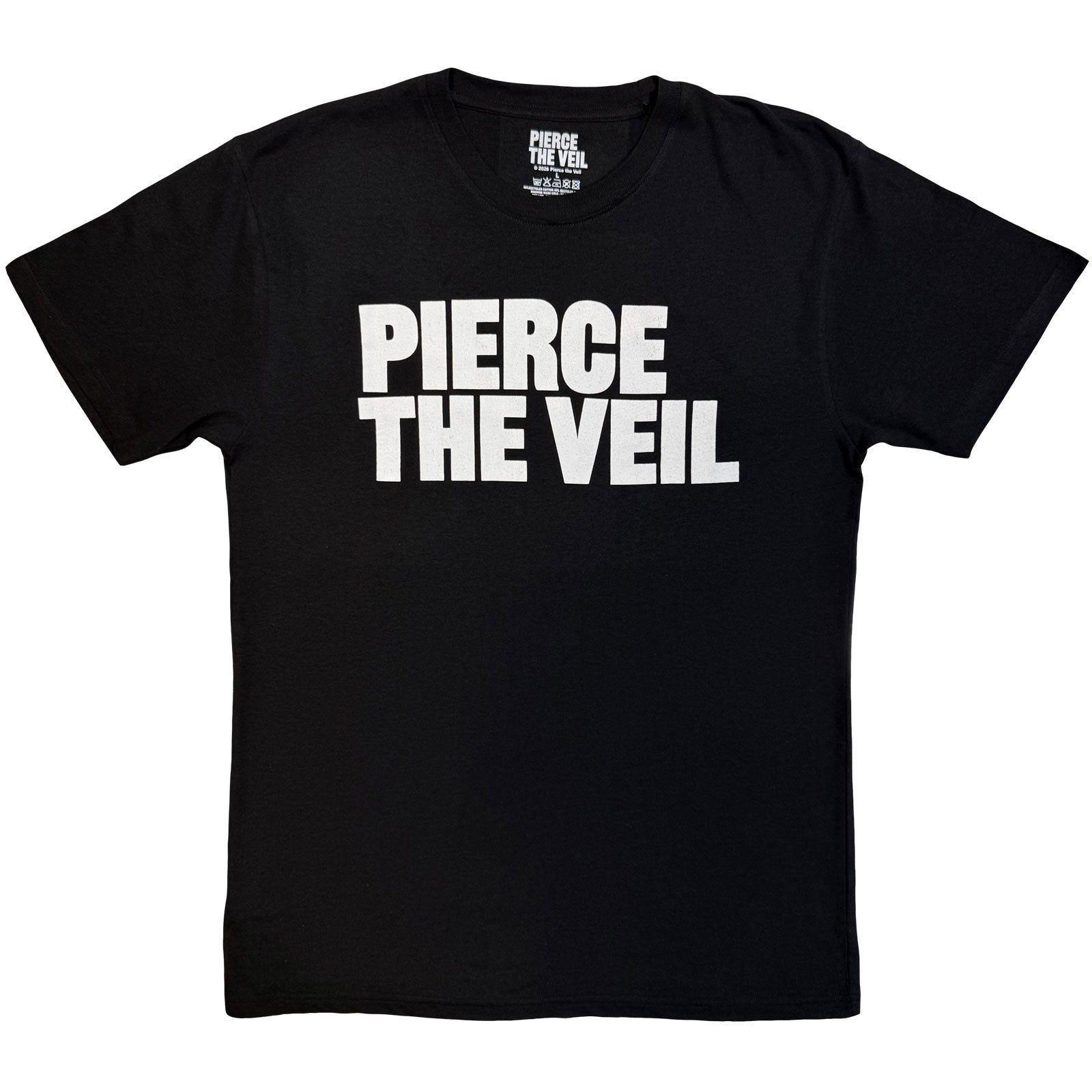 Pierce The Veil: Logo Mono T-shirt – officielt merchandise