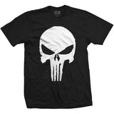 Marvel Comics: Punisher Jagged Skull T-shirt – officielt merchandise
