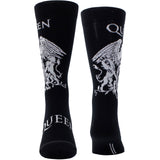 Queen: White Crest (UK Size 6.5 - 11) Strømper – officielt merchandise