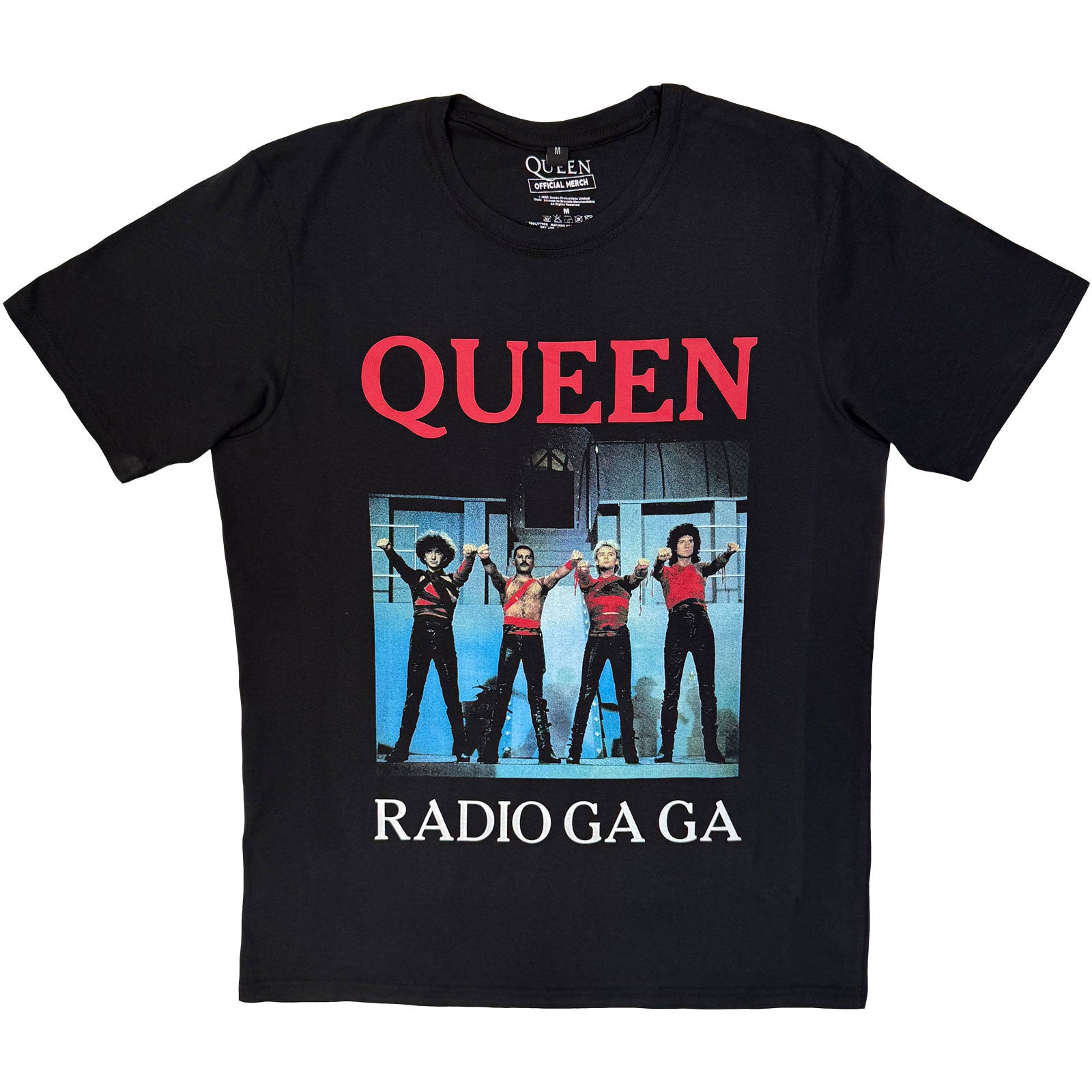 Queen: Radio Ga Ga T-shirt – officielt merchandise