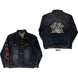 Queen: White Crest (Denim Blue) Jakke – officielt merchandise
